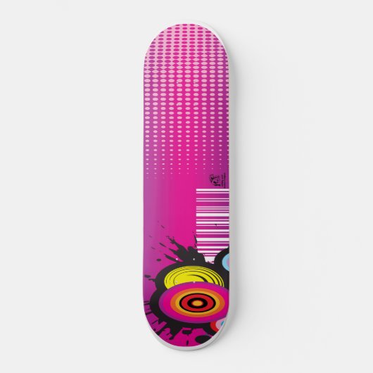 Abstrakt Skateboard (Vorderseite)
