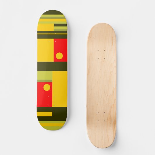 Abstrakt Skateboard (Vorderseite)