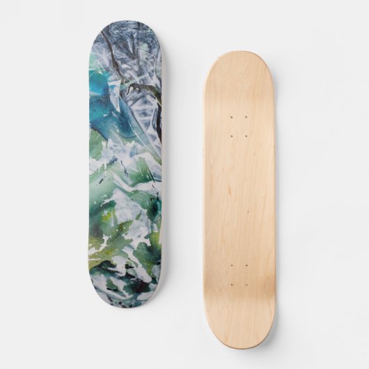 Abstrakt Skateboard (Vorderseite)