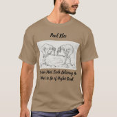 Abstrakt Sketch Paul Klee T-Shirt (Vorderseite)