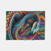 ABSTRAKT SNAKE BLANKET FLEECEDECKE (Vorderseite (Horizontal))