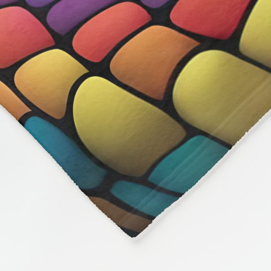 ABSTRAKT SNAKE BLANKET FLEECEDECKE (Ecke)