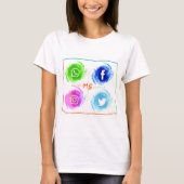 abstrakt-Social-Media-Aquarell-Icons-Set_1055-44 T-Shirt (Vorderseite)