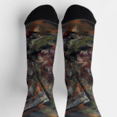 Abstrakt Socken (Oben)