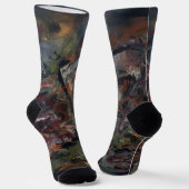 Abstrakt Socken (Gewinkelt)
