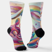 Abstrakt Socken (Gewinkelt)