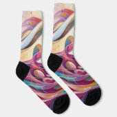 Abstrakt Socken (Rechts)
