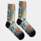 Abstrakt Socken (Rechts)