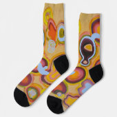 abstrakt socken (Linkes Detail)