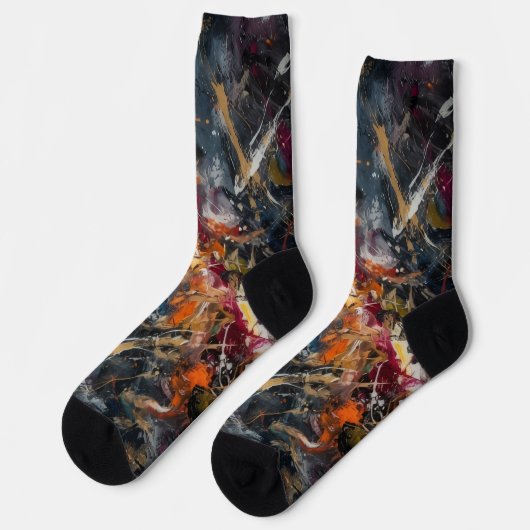 Abstrakt socken (Linkes Detail)