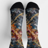 Abstrakt socken (Oben)