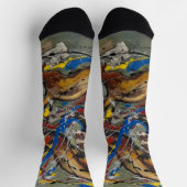 Abstrakt Socken (Oben)