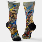 Abstrakt Socken (Gewinkelt)