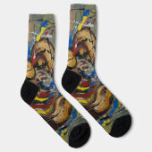 Abstrakt Socken (Rechts)