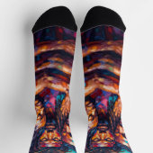 Abstrakt Socken (Oben)