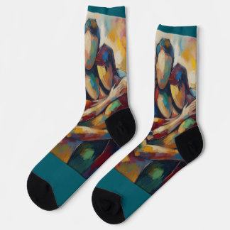 Abstrakt Socken