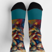 Abstrakt Socken (Oben)