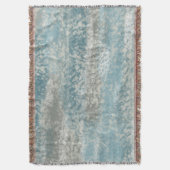 Abstrakt Soft Hues Grau Aquamarin Decke (Vorderseite Vertikal)