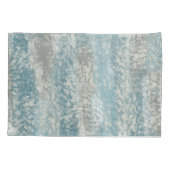 Abstrakt Soft Hues Grau Aquamarin Kissenbezug (Rückseite-Links)