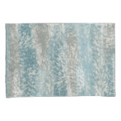 Abstrakt Soft Hues Grau Aquamarin Kissenbezug (Vorderseite-Rechts)