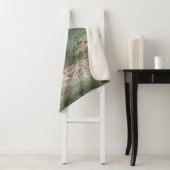 Abstrakt Soft Hues Grau Beige Green Sherpadecke (Beispiel)