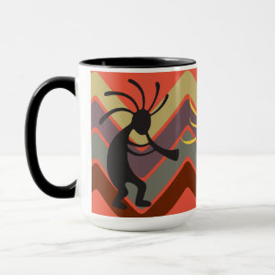 Abstrakt Southwest Kokopelli Tasse