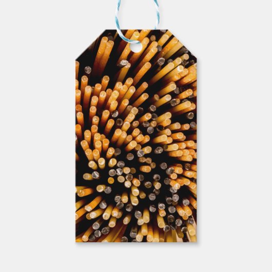 Abstrakt Spaghetti Geschenkanhänger (Vorderseite)