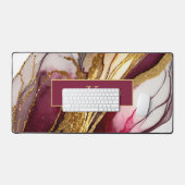 Abstrakt Sparkling Wine Red ID1018 Schreibtischunterlage (Tastatur & Maus)