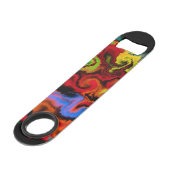 Abstrakt Speed Flaschenöffner (Rückseite Schrägansicht)