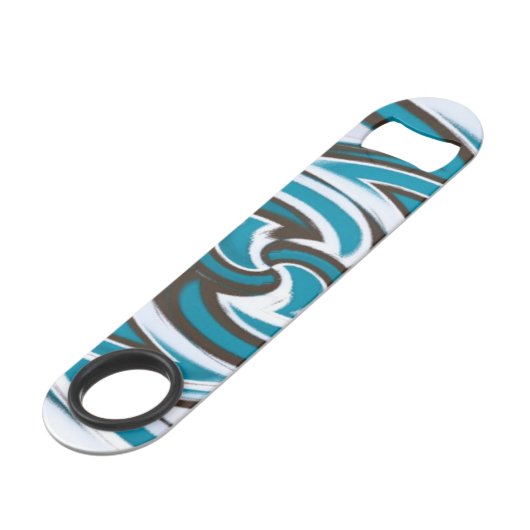 Abstrakt Speedflaschenöffner (Vorderseite Schrägansicht)