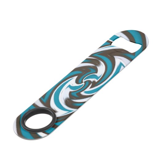 Abstrakt Speedflaschenöffner (Rückseite Schrägansicht)