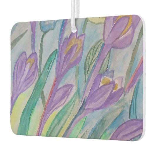 Abstrakt Spring Crocus Air Freshener Autolufterfrischer (Links)