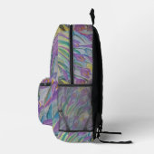 Abstrakt Spring Crocus Bedruckter Rucksack (Rechts)