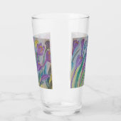 Abstrakt Spring Crocus Glass Tumbler (Links)