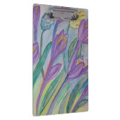 Abstrakt Spring Crocus Klemmbrett (Rechts)
