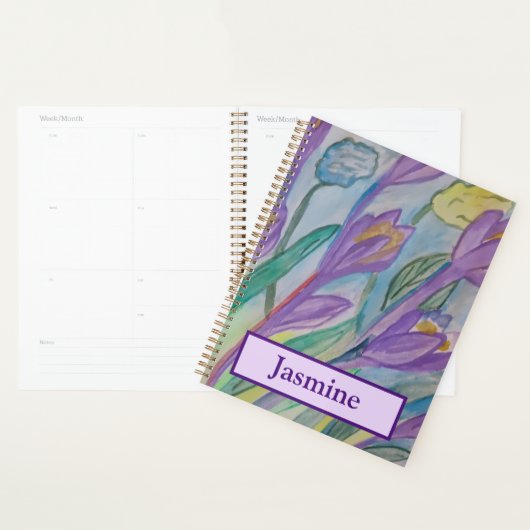 Abstrakt Spring Crocus Planer (Anzeige)
