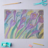 Abstrakt Spring Crocus Seidenpapier (Basteln)