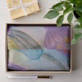Abstrakt Spring Crocus Seidenpapier (Geschenk)