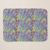 Abstrakt Spring Crocus Sherpadecke (Vorderseite (Horizontal))
