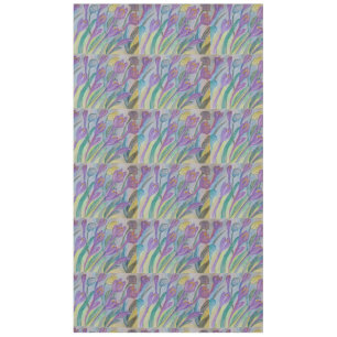 Abstrakt Spring Crocus Tischdecke