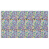 Abstrakt Spring Crocus Tischdecke (Vorderseite (Horizontal))