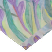 Abstrakt Spring Crocus Tischdecke (Schrägansicht)