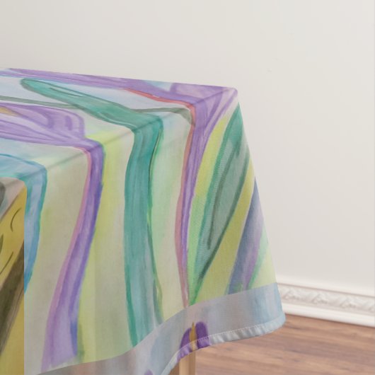 Abstrakt Spring Crocus Tischdecke (Beispiel)