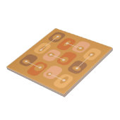 Abstrakt Squishy Cubes Burnt Orange Fliese (Seite)