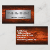 Abstrakt & Stahl Moderne Berufliche Visitenkarte (Vorne/Hinten)