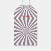 Abstrakt Sternexplosion Thunder_Cove Geschenkanhänger (Rückseite)