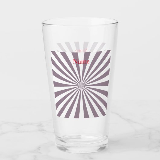 Abstrakt Sternexplosion Thunder_Cove Glas (Vorderseite)
