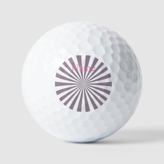 Abstrakt Sternexplosion Thunder_Cove Golfball (Vorderseite)