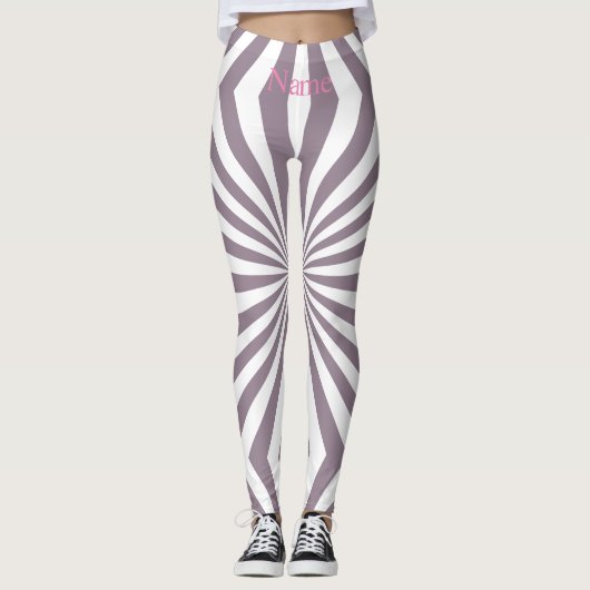 Abstrakt Sternexplosion Thunder_Cove Leggings (Vorderseite)