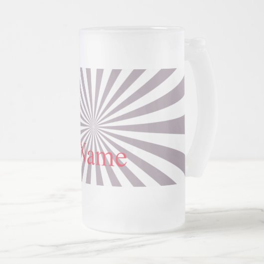 Abstrakt Sternexplosion Thunder_Cove Mattglas Bierglas (VorderseiteRechts)